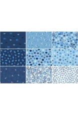 Stof Fabrics Stof Fabrics - Follow the Wave - Fat Quarter Pakket