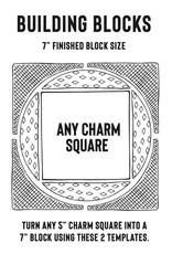 Jen Kingwell Designs Jen Kingwell designs - Building Blocks - Charm Square