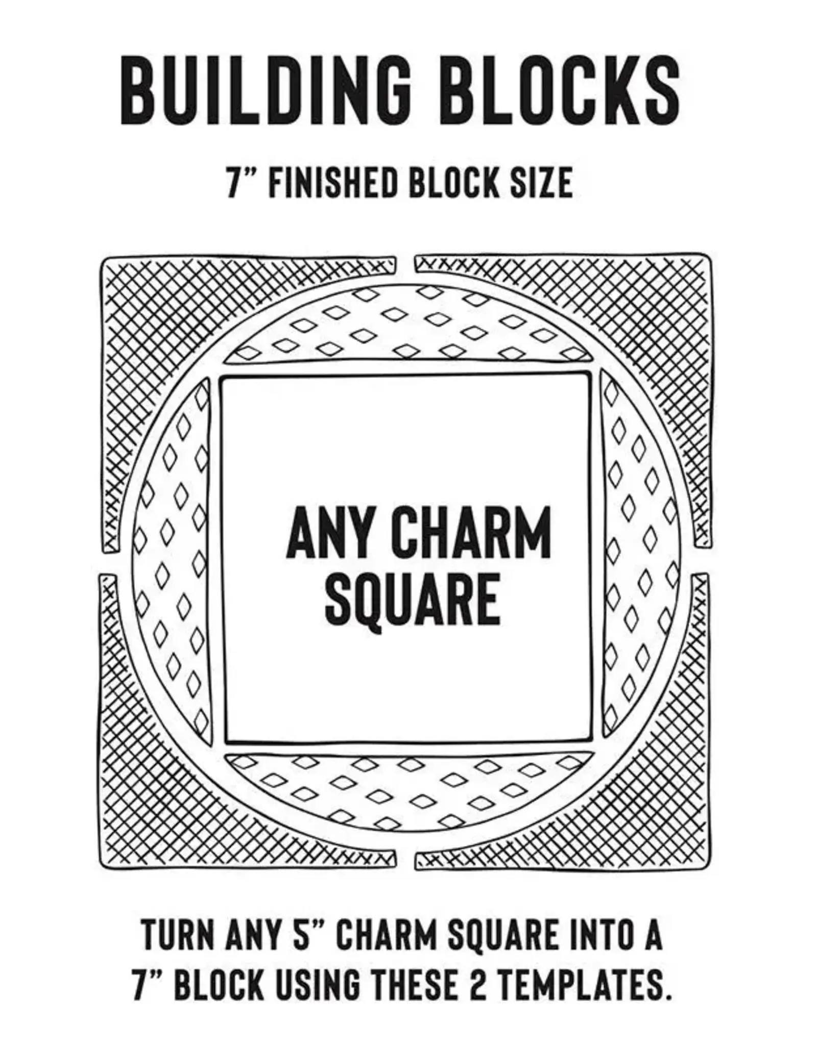 Jen Kingwell Designs Jen Kingwell designs - Building Blocks - Charm Square