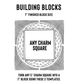 Jen Kingwell Designs Building Blocks - Charm Square