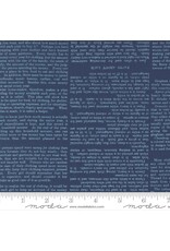 Moda Moda Fabrics - Paper Hamlet - Book Pages Midnight - 39567 18
