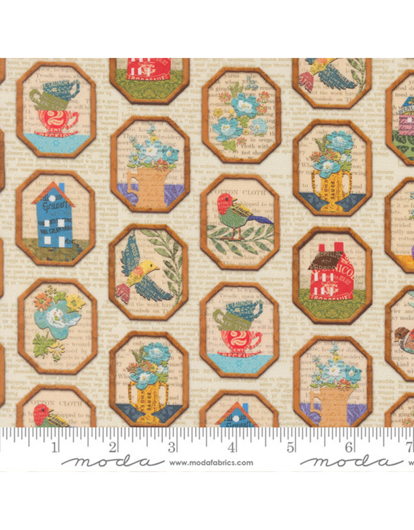 Moda Moda Fabrics - Paper Hamlet - Frames Paper - 39565 11