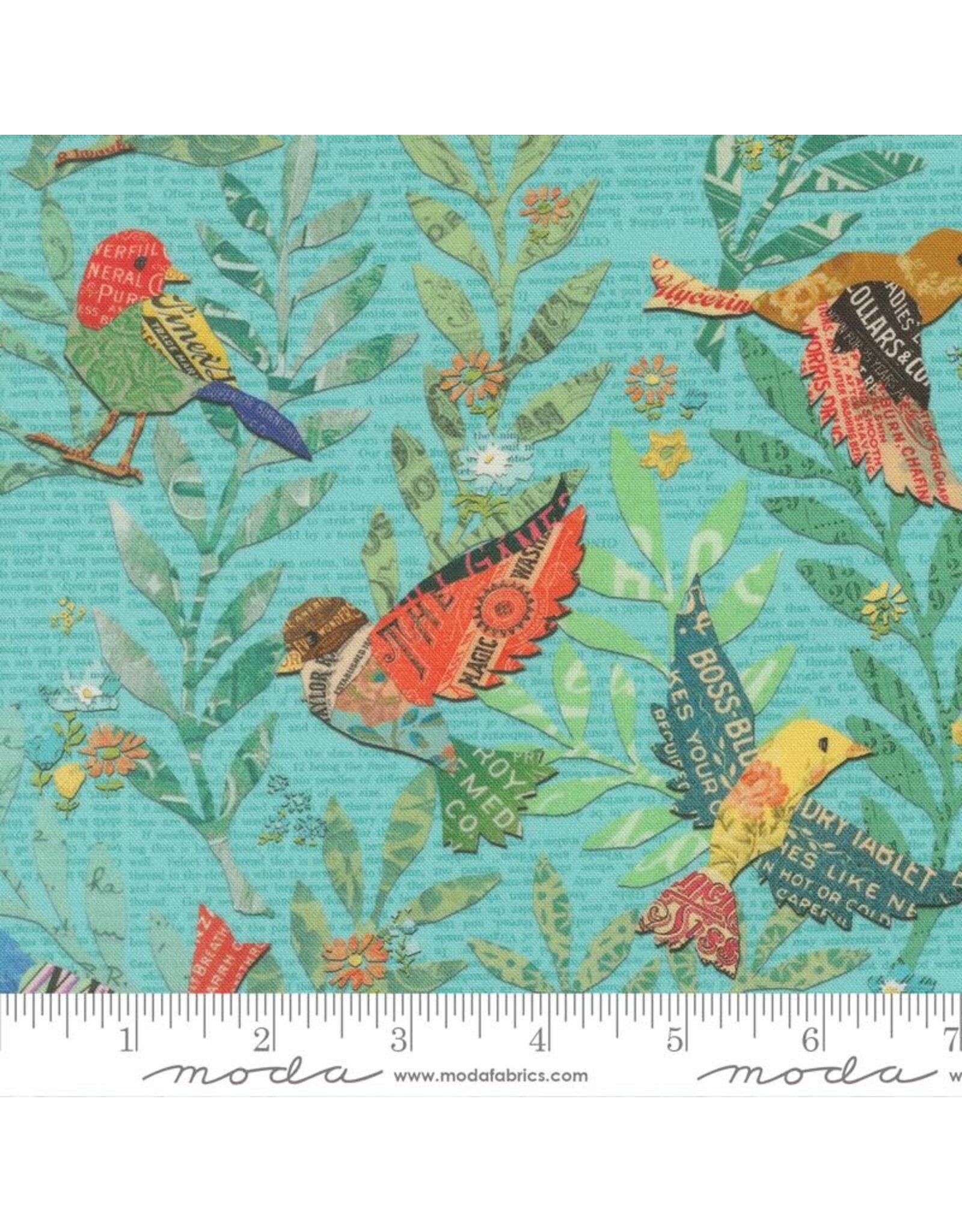 Moda Moda Fabrics - Paper Hamlet - Birdy Sky - 39560 17