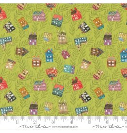 Moda Paper Hamlet - Tossed Houses Sprout