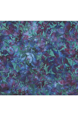 Hoffman Bali Handpaints - Distressed Leaves Jewel coupon (± 45 x 110 cm)