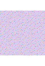 Makower UK Hello Spring - Spots Lilac coupon (± 65 x 110 cm)