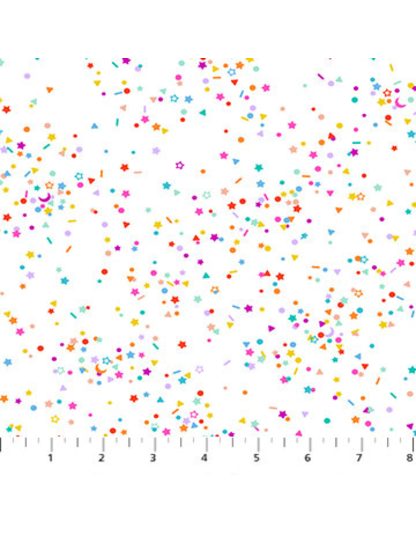 Figo Dovetail - Sprinkles White Multi coupon (± 68 x 110 cm)