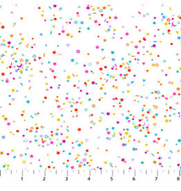 Figo Dovetail - Sprinkles White Multi coupon (± 68 x 110 cm)