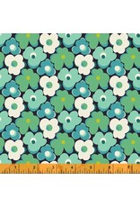 Windham Eden - Flower Bump Teal coupon (± 55 x 110 cm)