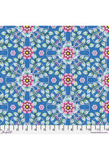 FreeSpirit Birds in Paradise - Goodnight Dahlias Royal coupon (± 74 x 110 cm)