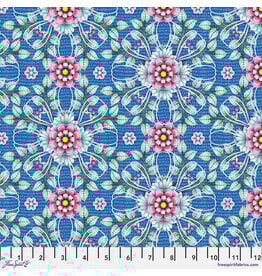 FreeSpirit Birds in Paradise - Goodnight Dahlias Royal coupon (± 74 x 110 cm)