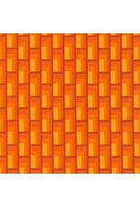 Robert Kaufman Planetarium - Bricks Terracotta coupon (± 47 x 110 cm)