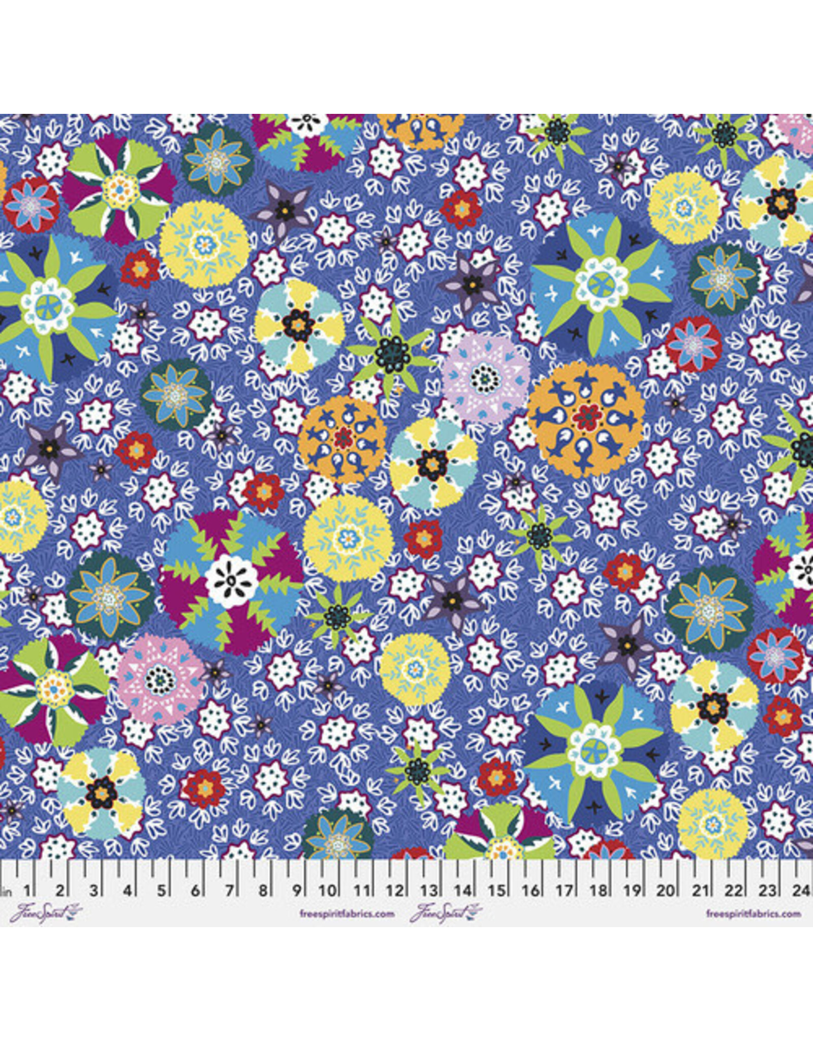 FreeSpirit Night Fancy - Enchant Blue coupon (± 53 x 110 cm)