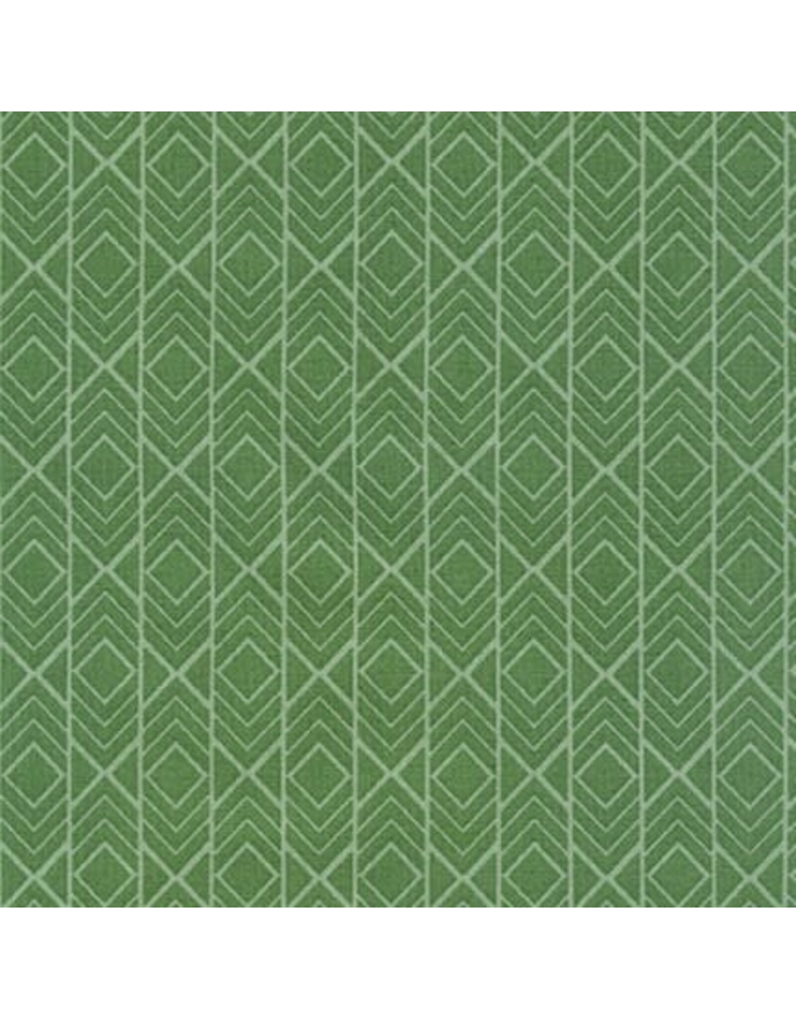 Robert Kaufman Sunroom - Diamond Stripe Seafoam coupon (± 50 x 110 cm)