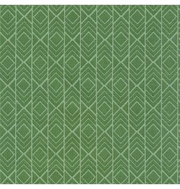 Robert Kaufman Sunroom - Diamond Stripe Seafoam coupon (± 50 x 110 cm)