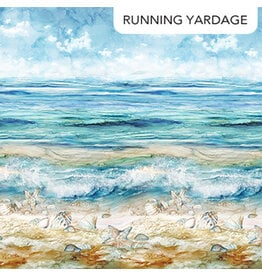 Northcott The Great Outdoors - Coastal Ombre Blue