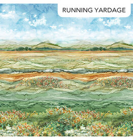 Northcott The Great Outdoors - Meadow Ombre Green