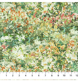 Northcott The Great Outdoors - Meadow Green Rust