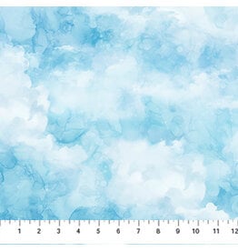 Northcott The Great Outdoors - Clouds Blue