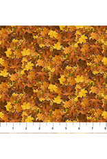 Northcott Northcott - Autumn Woodland - Packed Leaves Rust - DP28416-37