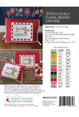 Diversen Robin Pickens - Stitch Lovely - Floral Sewing Machine - cross stitch pattern