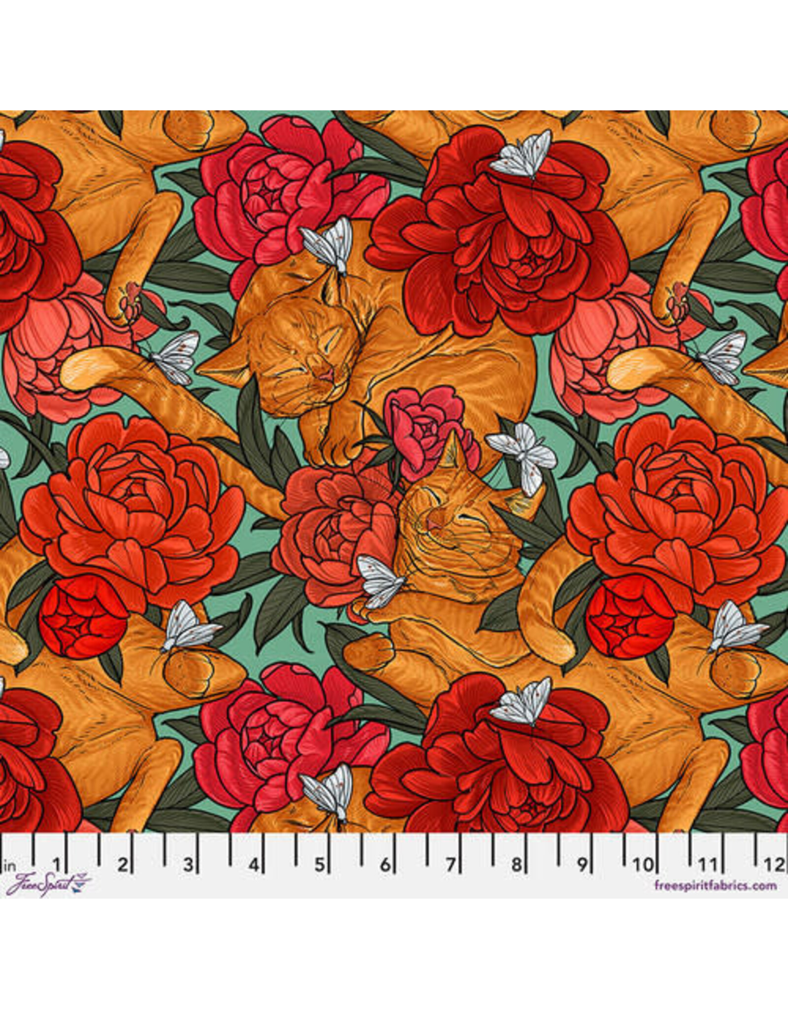 FreeSpirit Garden Bed - Cat Nap Mint coupon (± 59 x 110 cm)