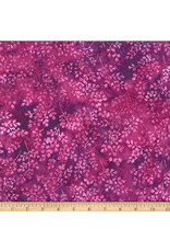 Hoffman Hoffman Fabrics - Bali Handpaints - Leaves Cabernet - X2619-104