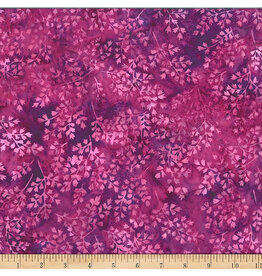 Hoffman Bali Handpaints - Leaves Cabernet