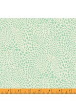 Windham Eden - Swirl of Hearts Light Teal coupon (± 80 x 110 cm)