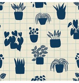 Andover Home - House Plants Ivory coupon (± 79 x 110 cm)