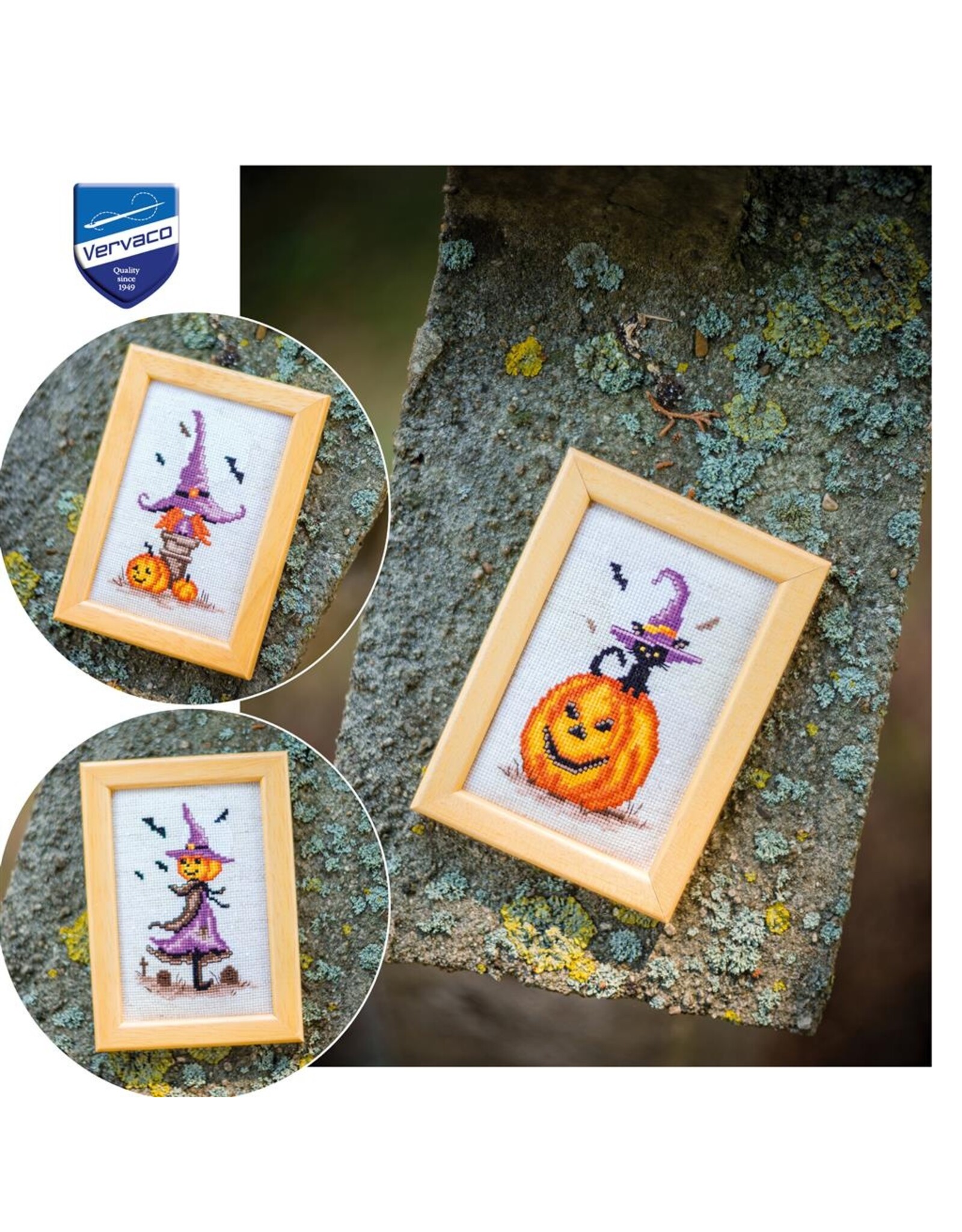 Vervaco Vervaco - Mini Embroidery Kit  - Halloween - PN-0212820