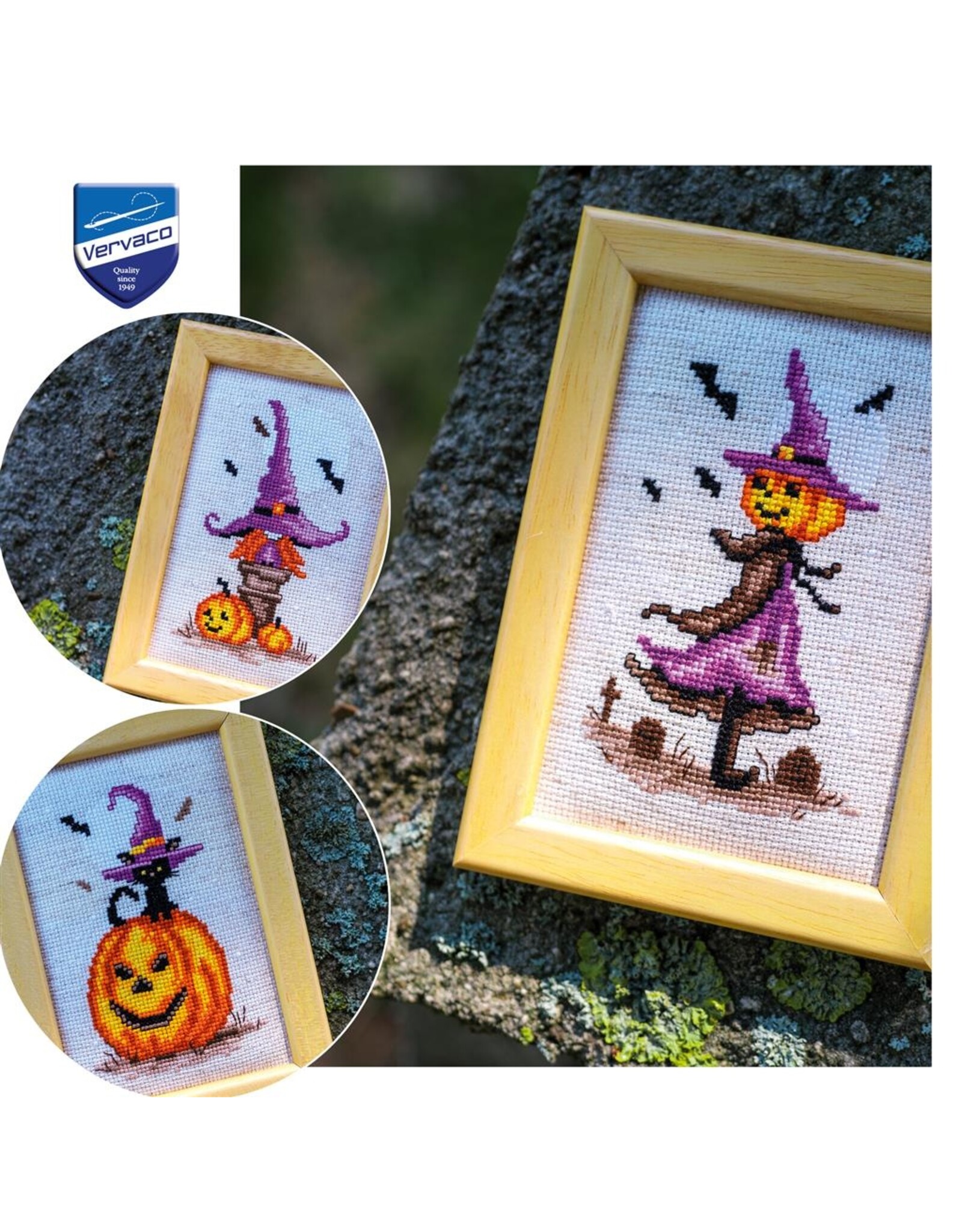 Vervaco Vervaco - Mini Embroidery Kit  - Halloween - PN-0212820