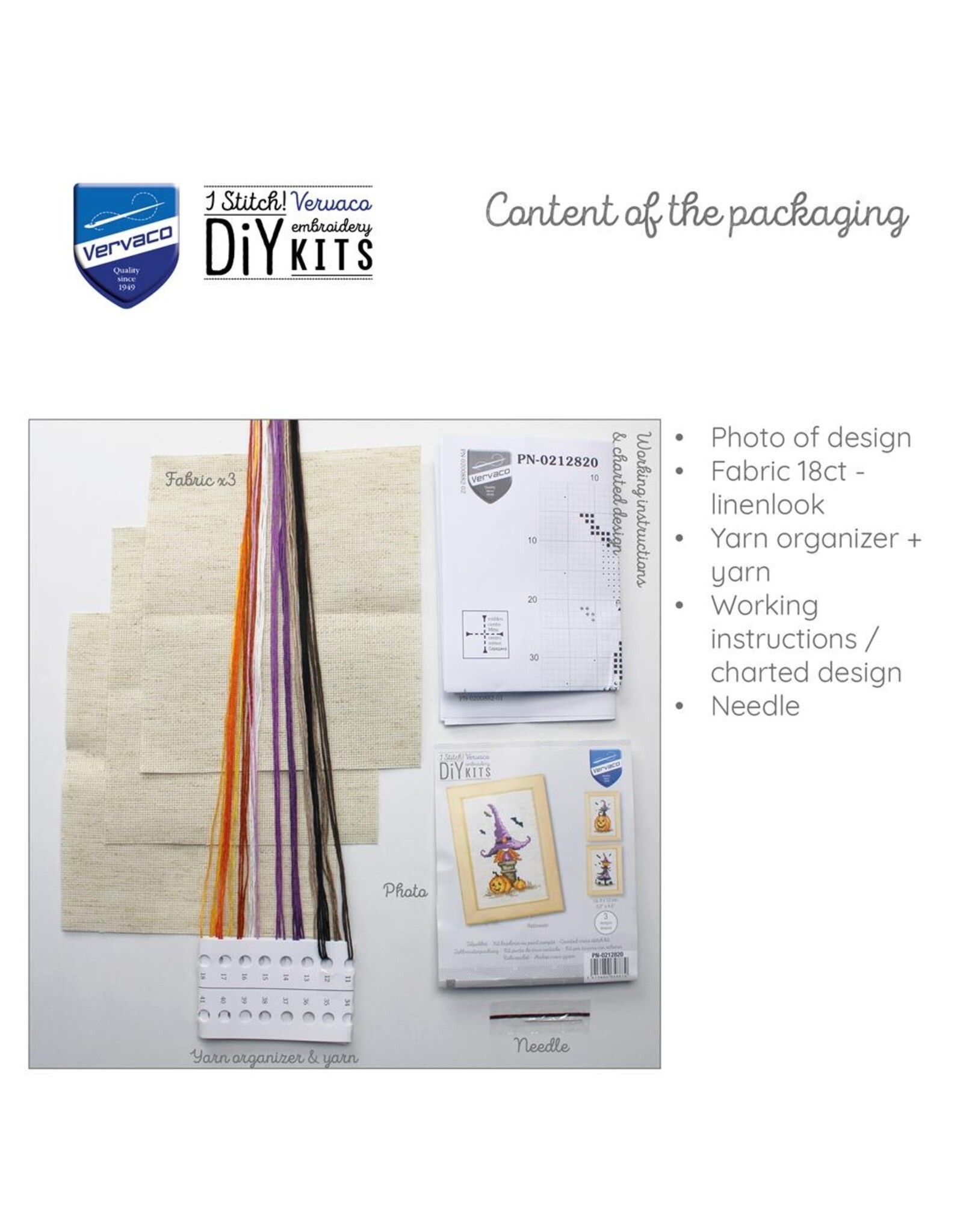 Vervaco Vervaco - Mini-borduurpakket  - Halloween - PN-0212820