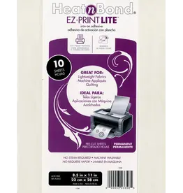 Therm O Web Heat N Bond - LITE - EZ Print - 10 sheets