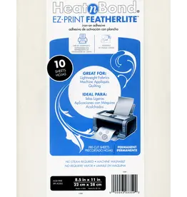 Therm O Web Heat N Bond - FEATHERLITE - EZ Print - 10 sheets