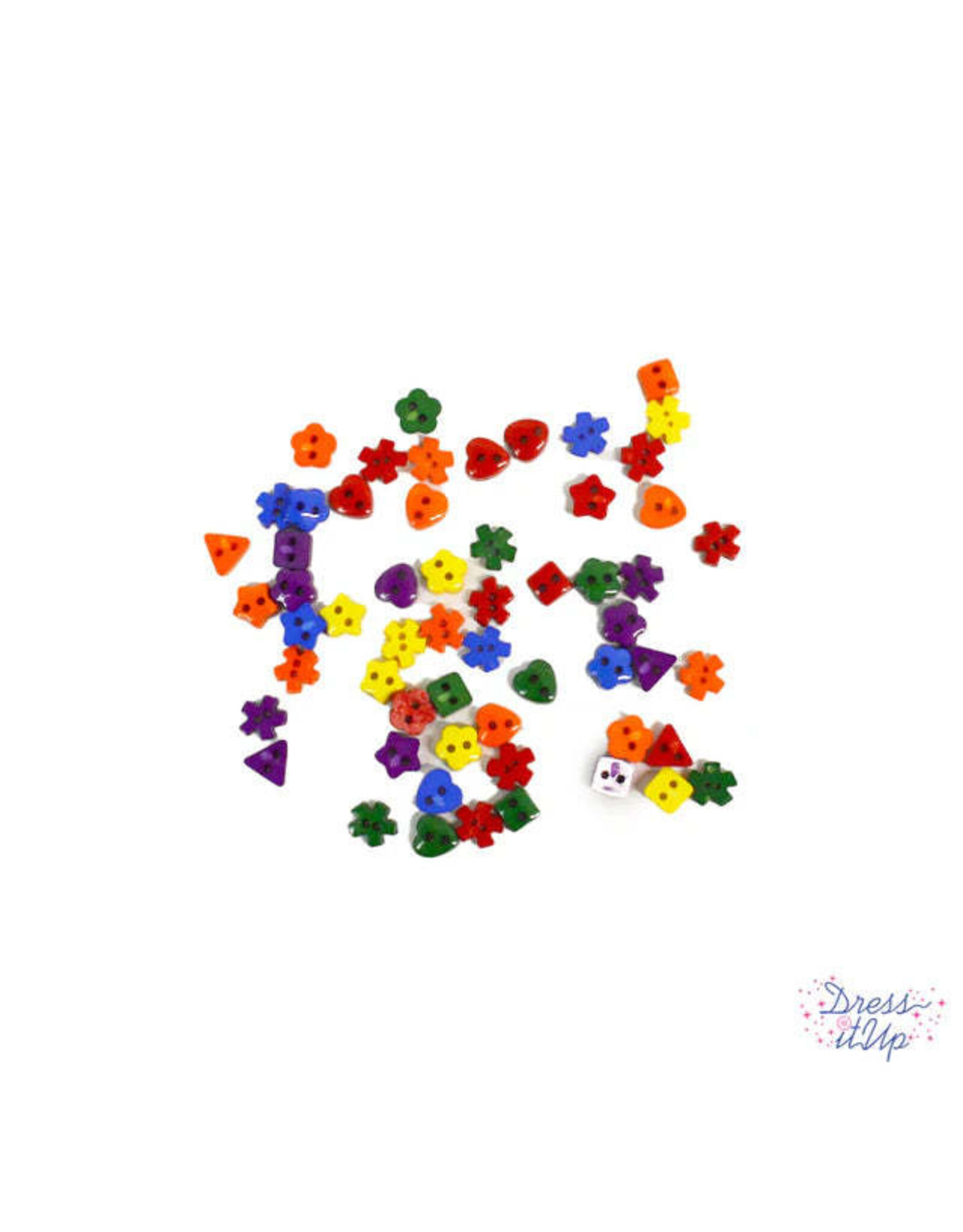 Dress It Up Dress it Up - Sew Thru Shapes - Color Wheel - 2215 - buttons