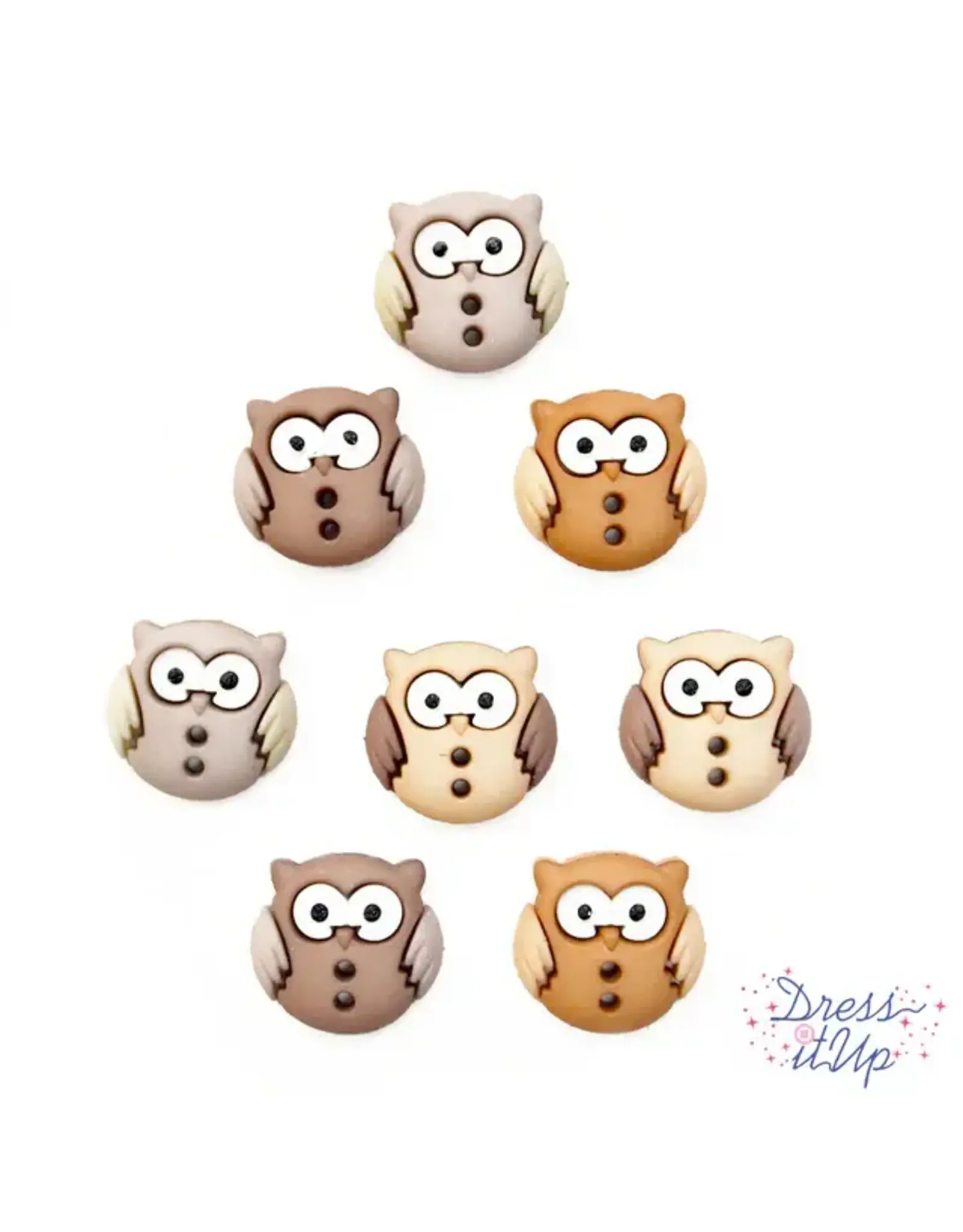Dress It Up Dress it Up - Sew Cute Owls - 6930 - knoopjes