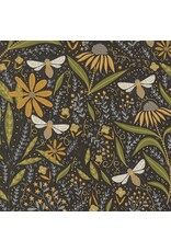 Moda Bee Garden - Bee Garden Black coupon (± 55 x 110 cm)