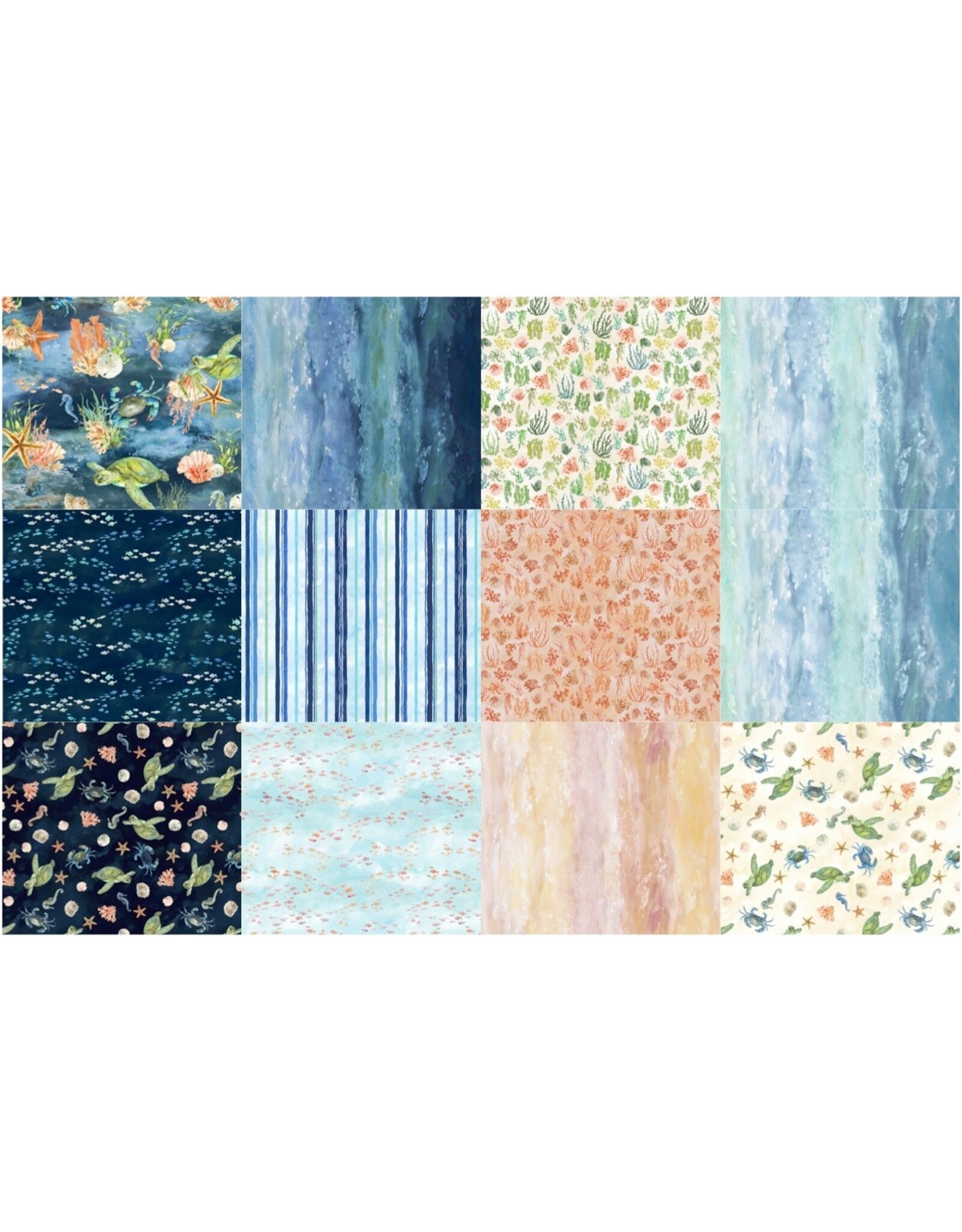 Windham Leslie Trimbach - Ocean Life - Fat Quarter Bundle