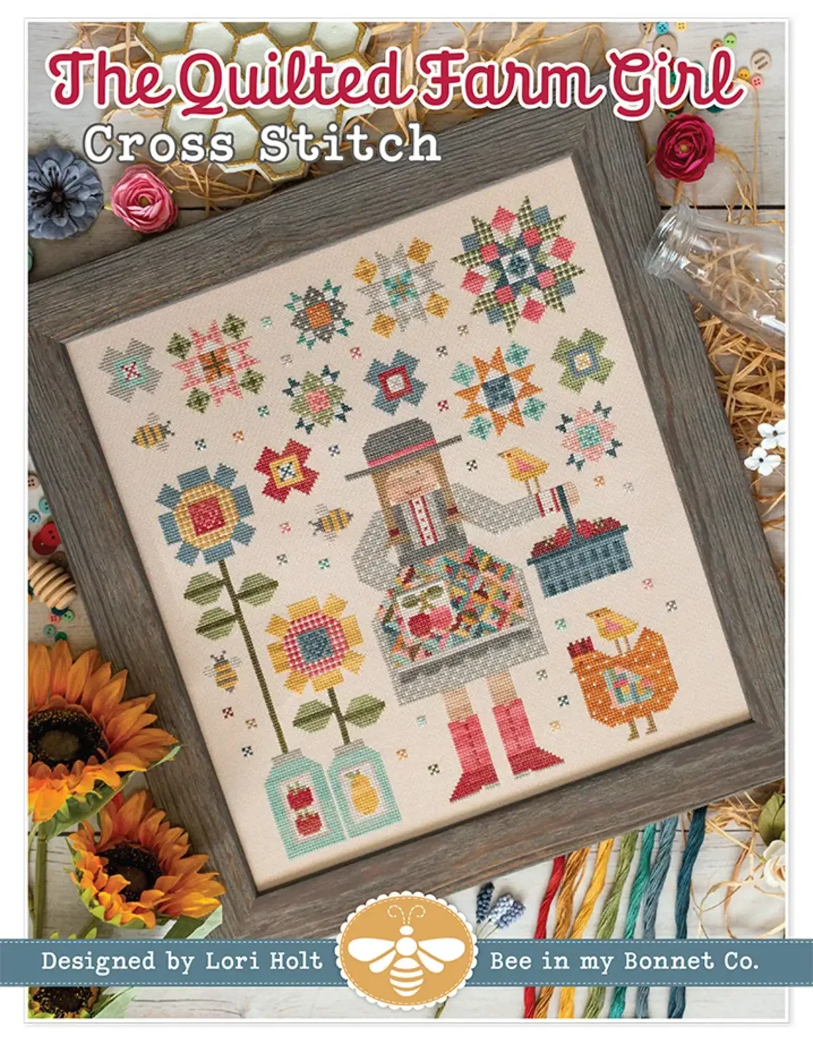 It's Sew Emma Lori Holt - The Quilted Farm Girl - Cross Stitch - pattern