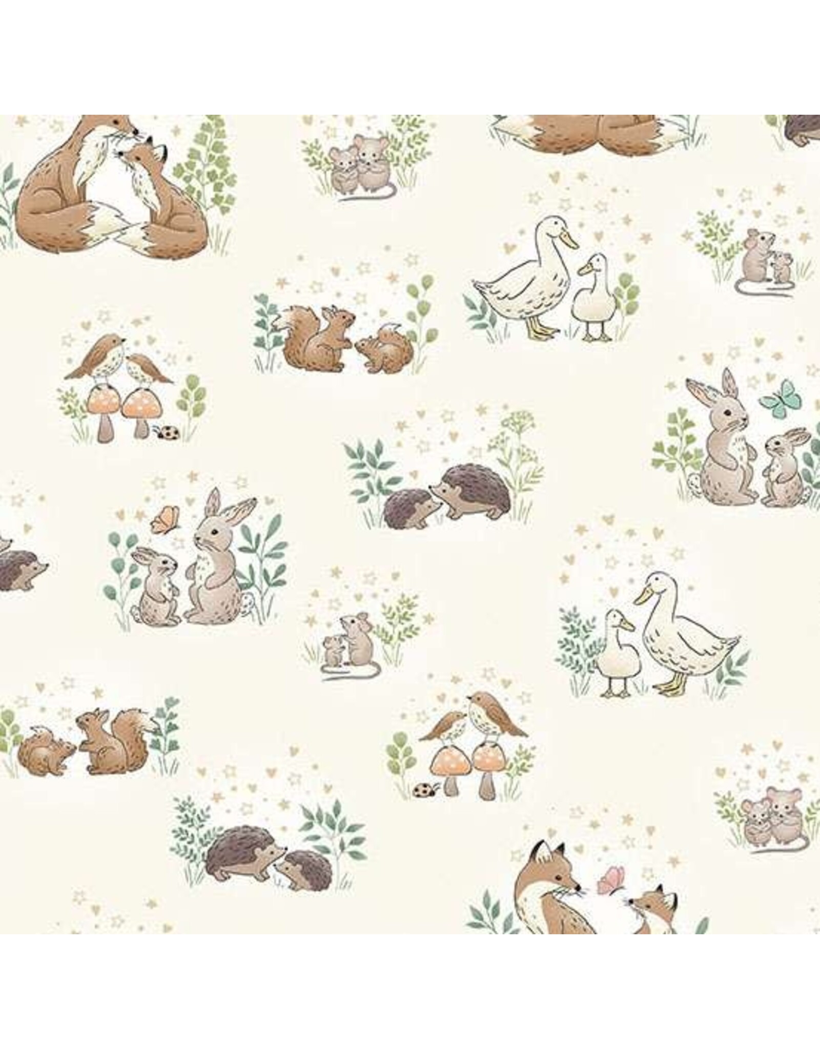 Makower UK Makower UK - Little Ones - Hugs Cream - 189-Q