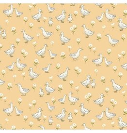 Makower UK Little Ones - Ducks Yellow