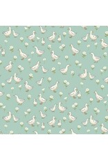 Makower UK Makower UK - Little Ones - Ducks Teal - 190-T