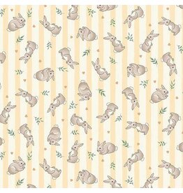 Makower UK Little Ones - Bunnies Yellow