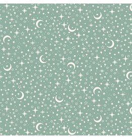 Makower UK Little Ones - Stars Teal
