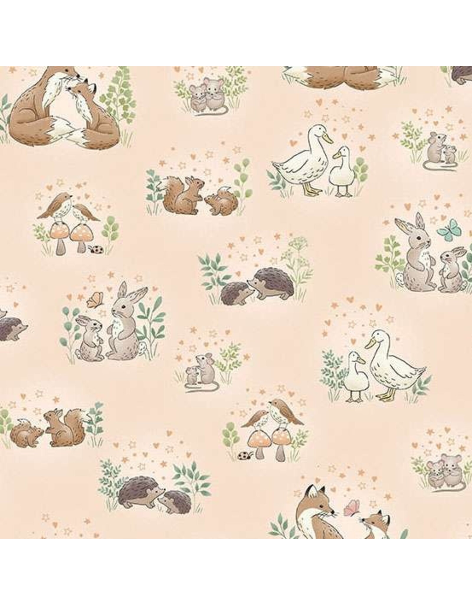 Makower UK Makower UK - Little Ones - Hugs Coral - 189-C