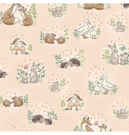 Makower UK Little Ones - Hugs Coral