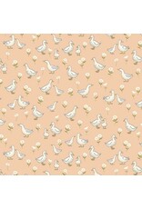 Makower UK Makower UK - Little Ones - Ducks Coral - 190-C