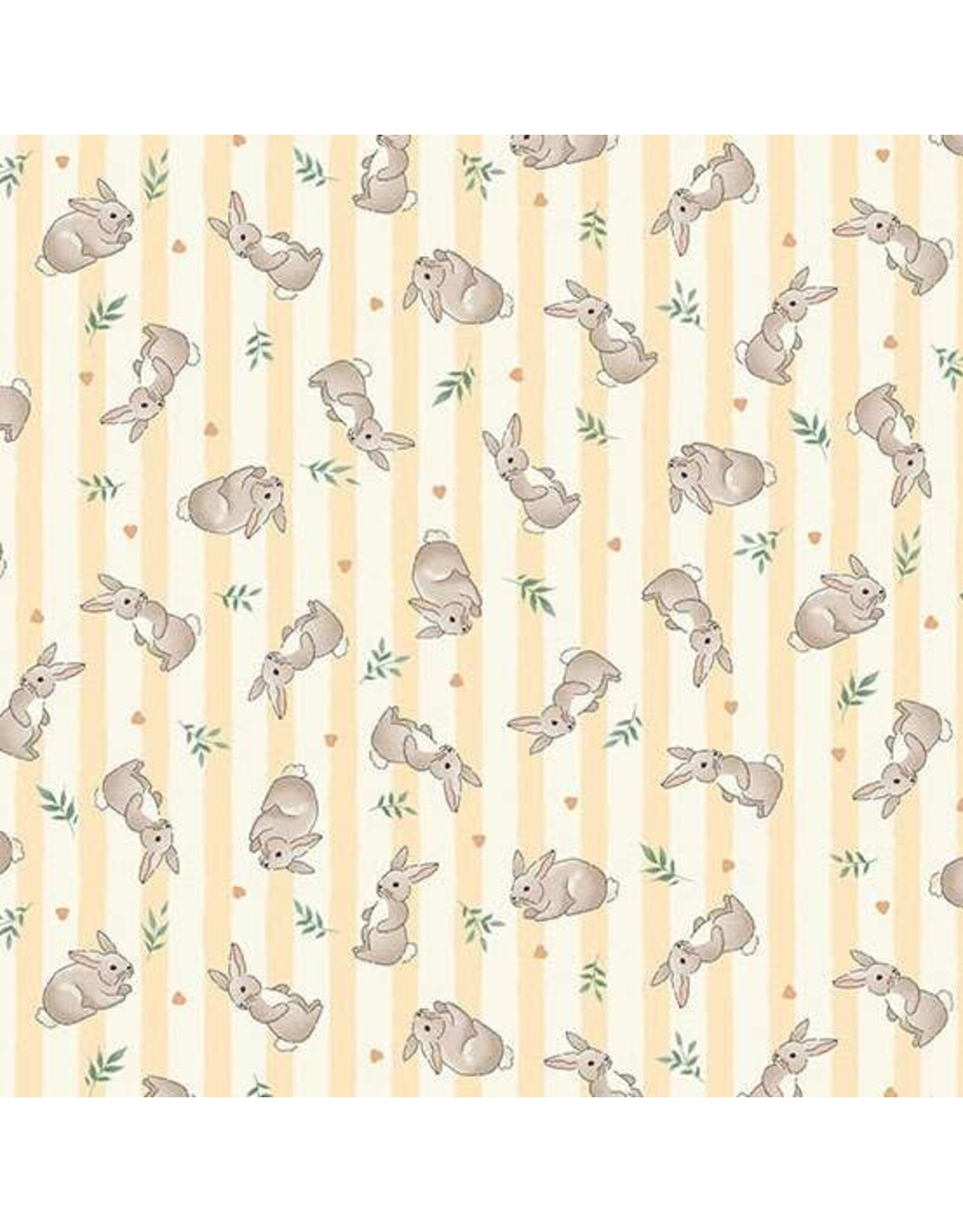 Makower UK Makower UK - Little Ones - Bunnies Yellow - 191-Y