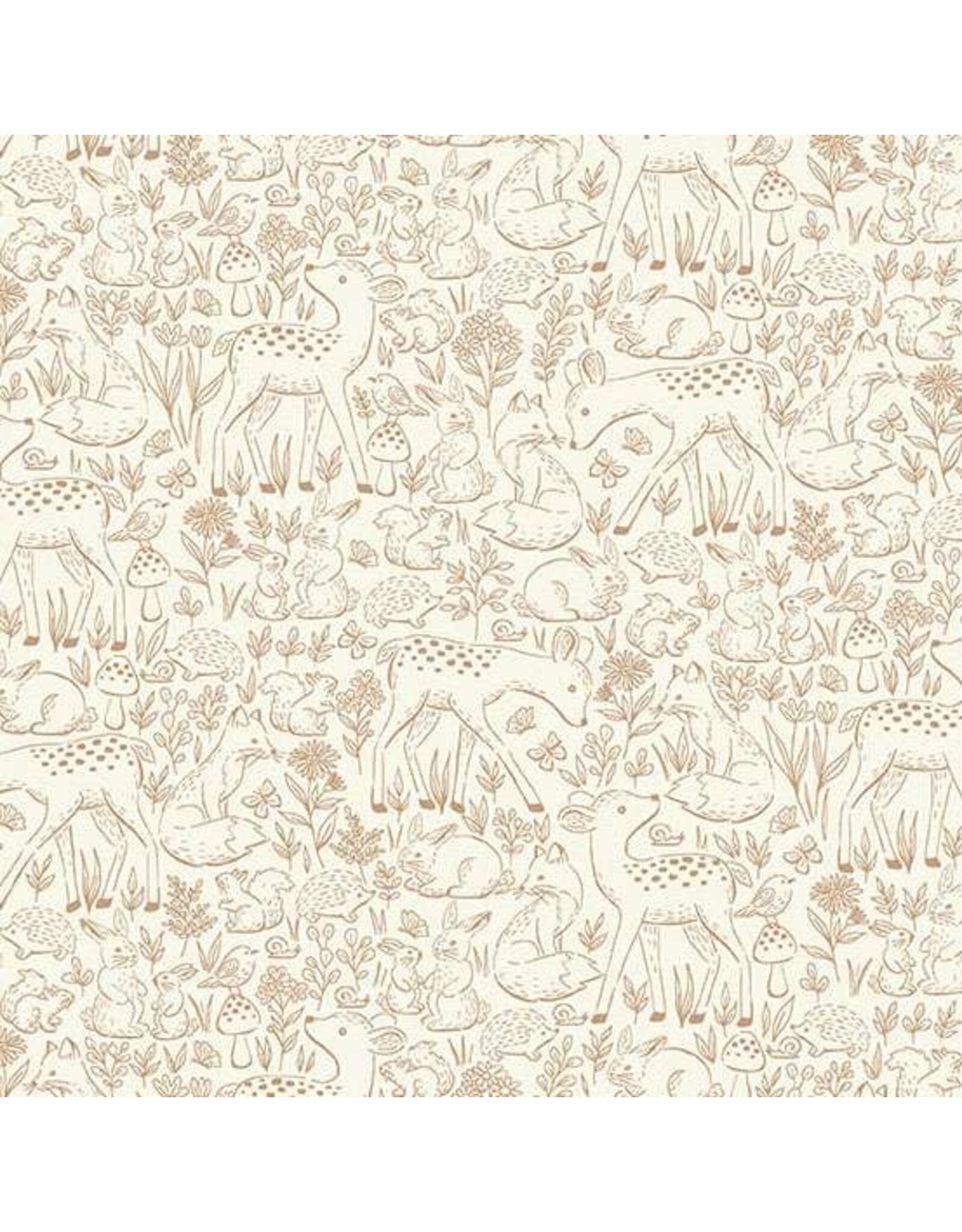 Makower UK Makower UK - Little Ones - Etched Brown - 194-V